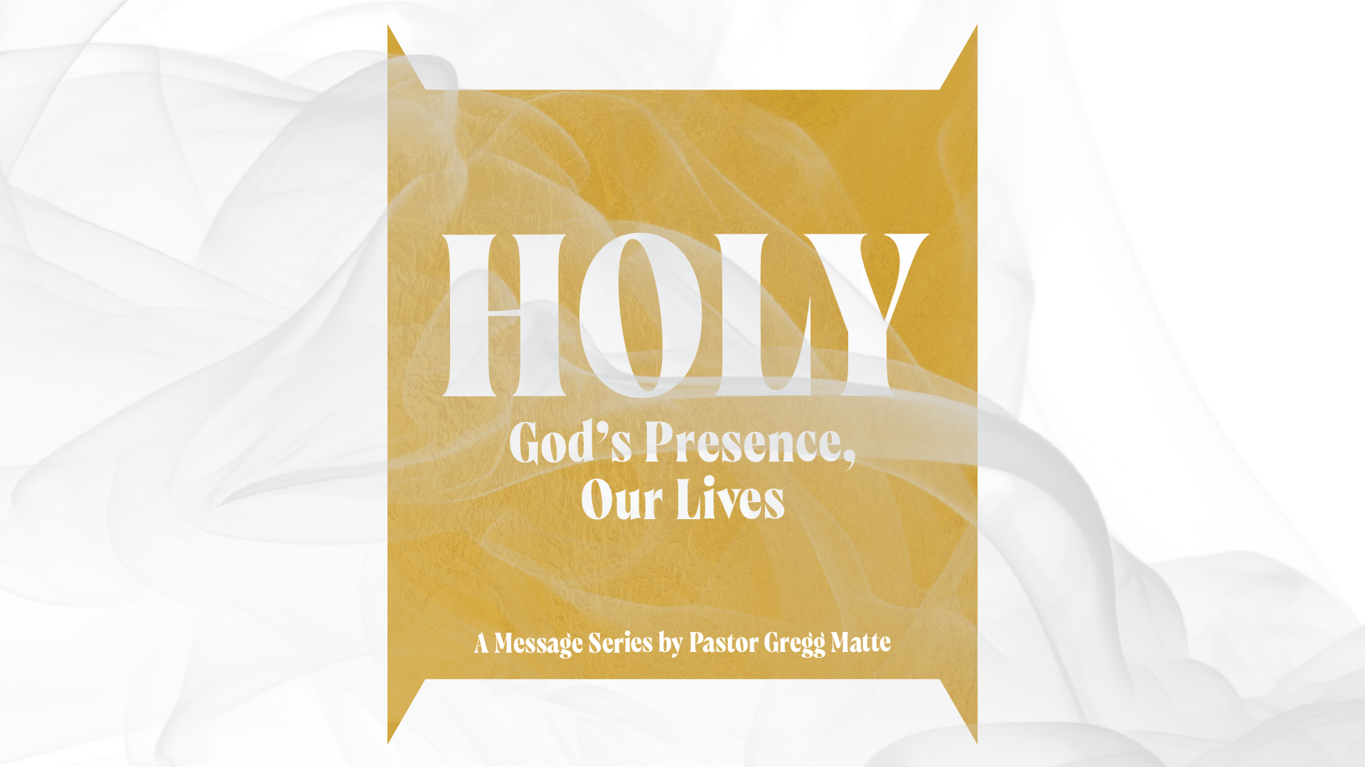 Houston's First Message: Holy: God's Presence, Our Lives