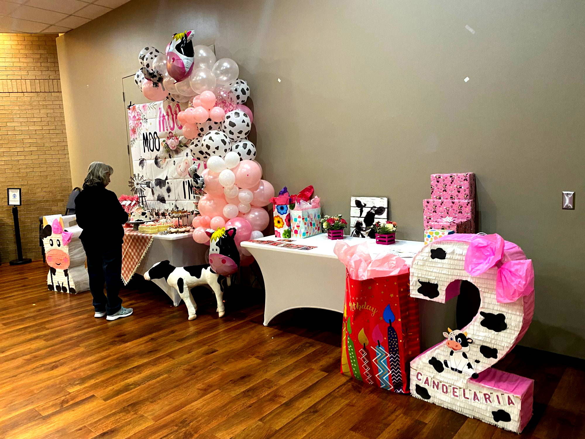 Hosting a second birthday party at the HFBC Fitness & Recreation center