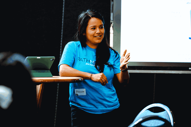 Pathmaking Leader Leading a Discussion